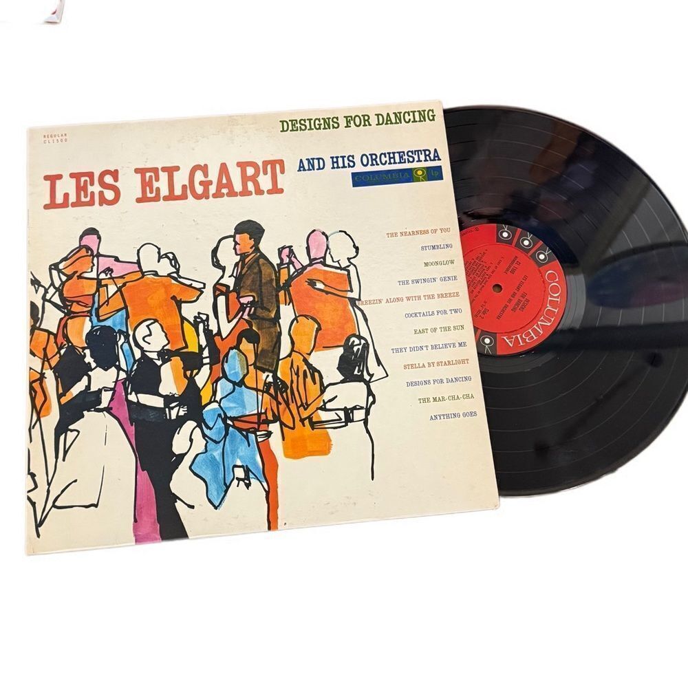 Les Elgart Vinyl Record with Colorful Cover